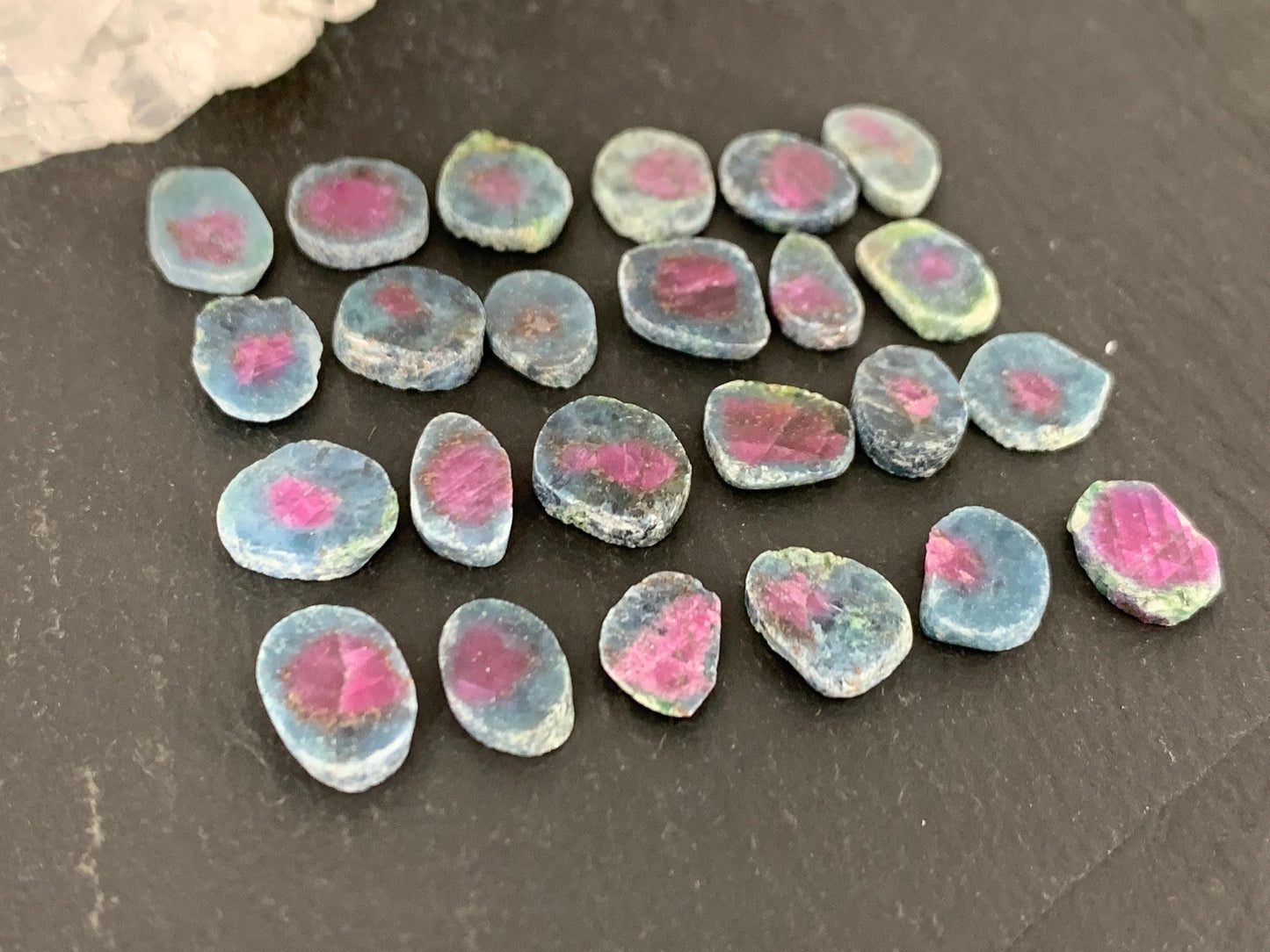 Watermelon Ruby 9mm long slice