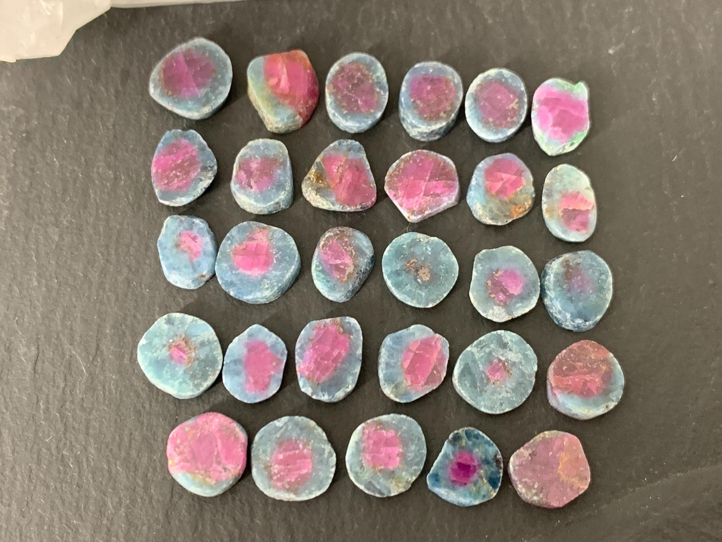 Watermelon Ruby 7mm long slice