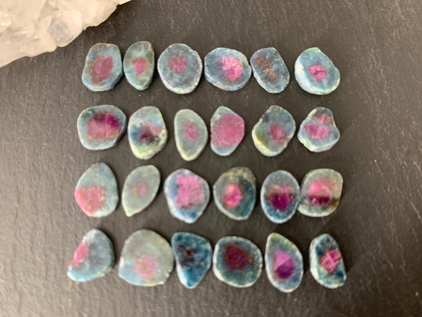 Watermelon Ruby 9-10mm long slice