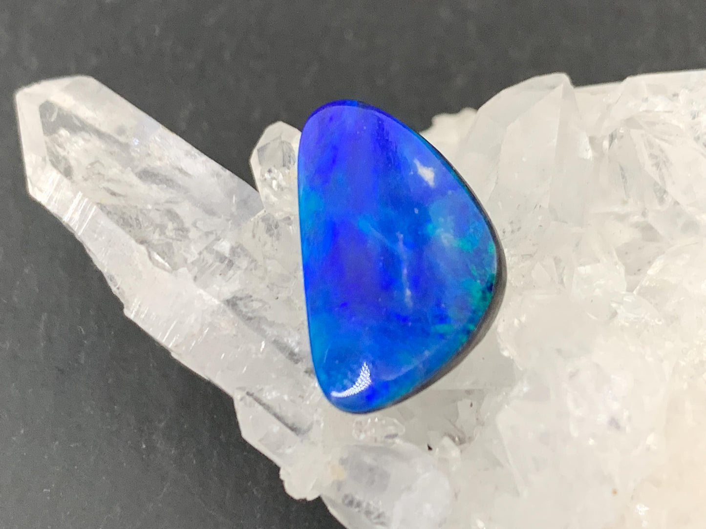 Australian Opal doublet 10x14x3.5mm cabochon