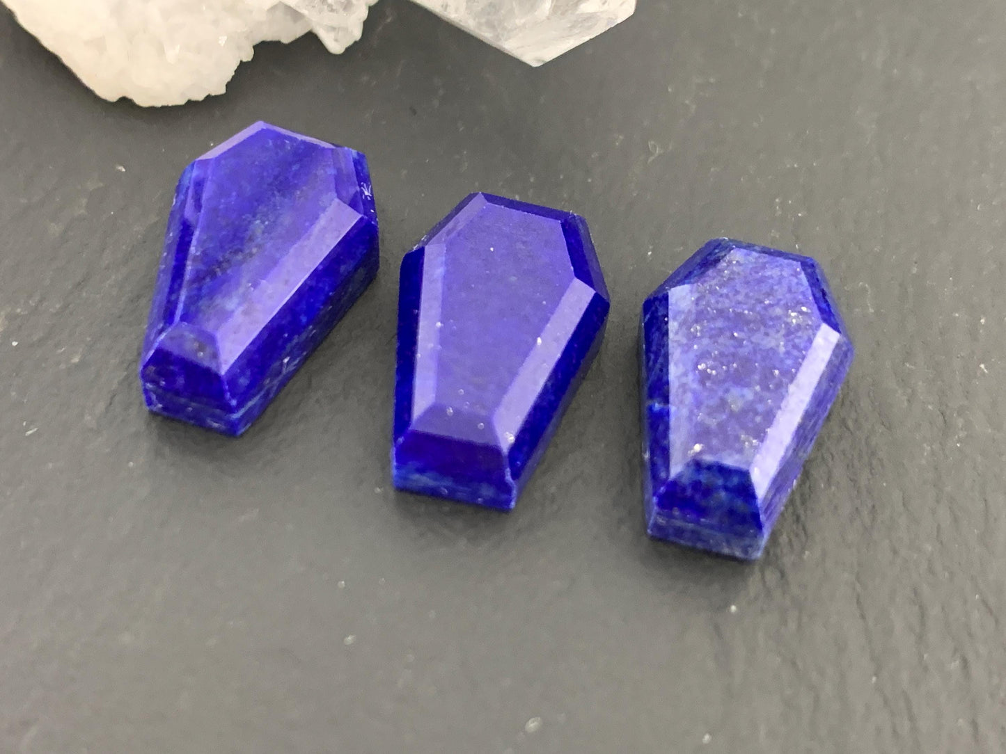 Lapis Lazuli coffin 10x16mm cabochon