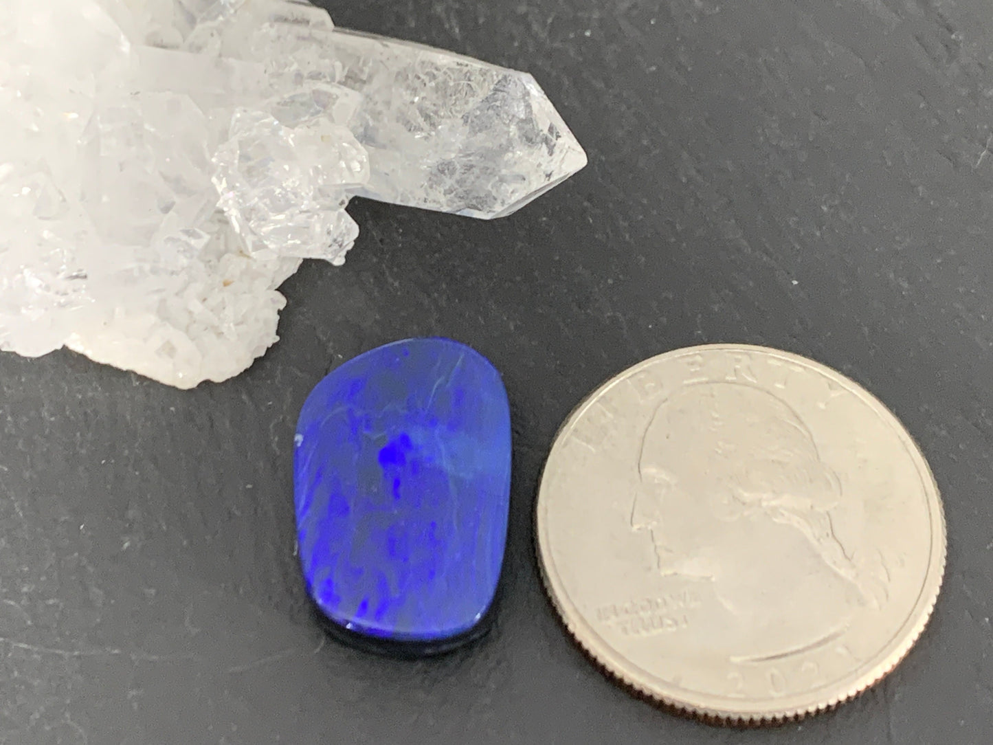 Australian Opal doublet 13x19x4mm cabochon