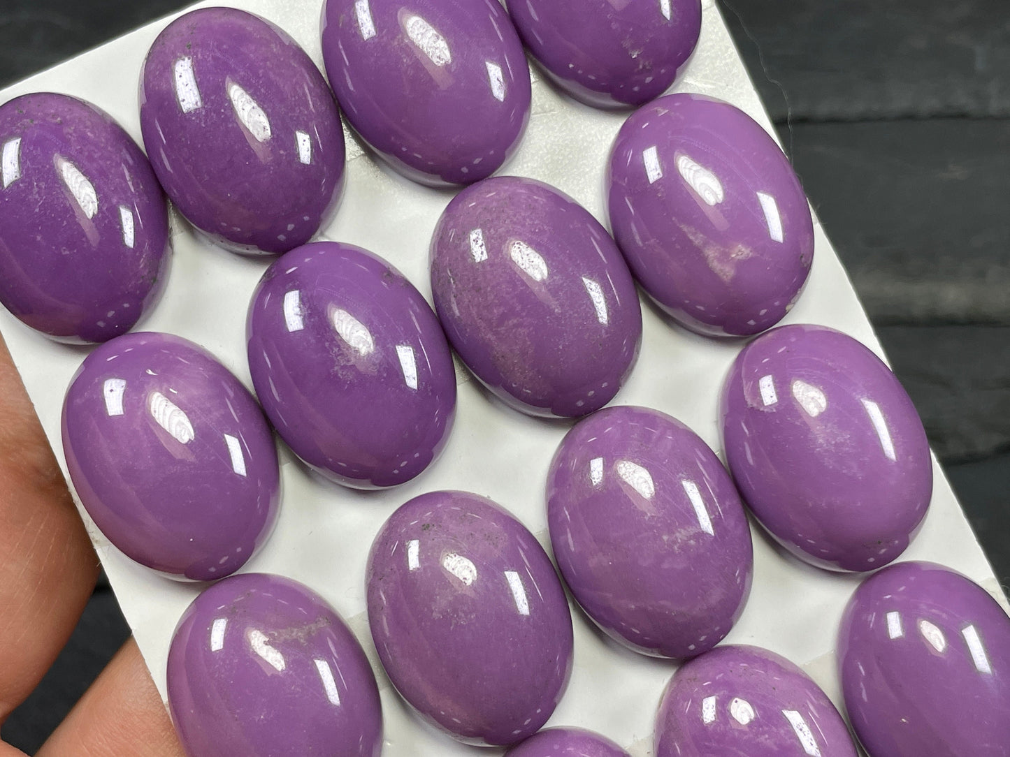 Phosphosiderite oval 15x20mm cabochon - Calibrated cabochons