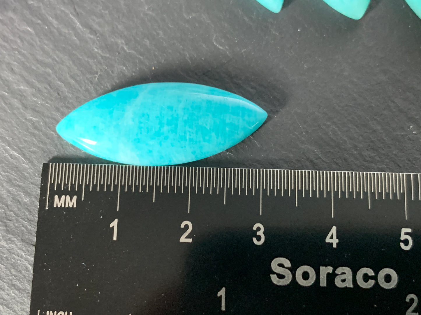 Amazonite marquise cabochon - Calibrated cabochons