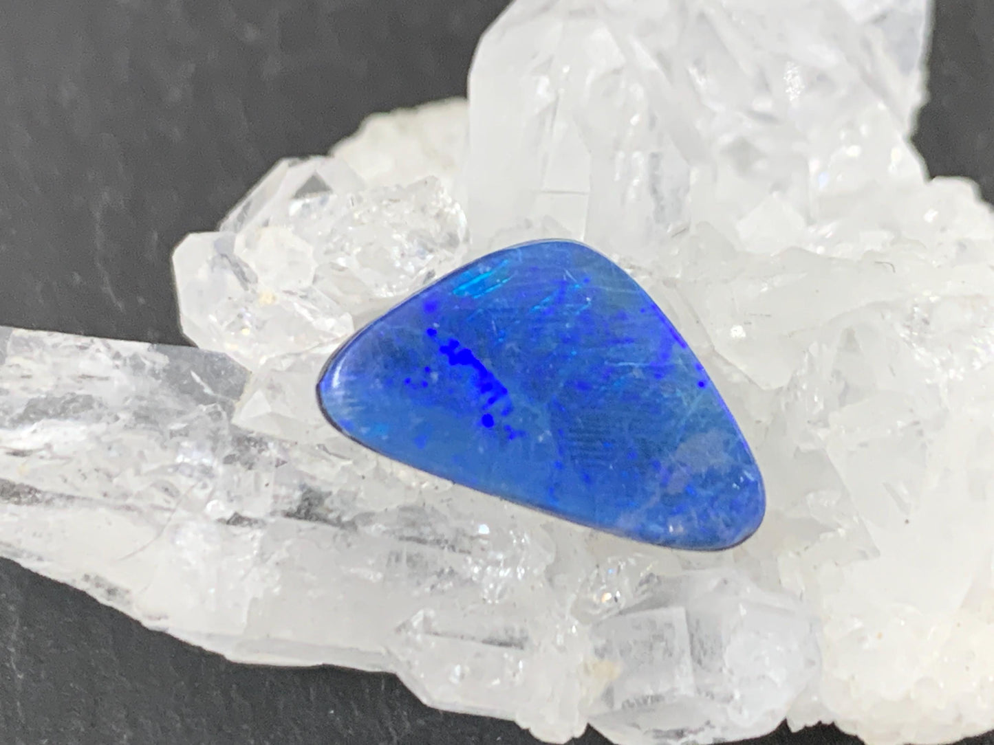 Australian Opal Doublet 8x12x4mm Cabochon - Natural Free Form Gemstone