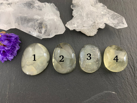 Libyan Desert Glass 19-23mm long cabochon