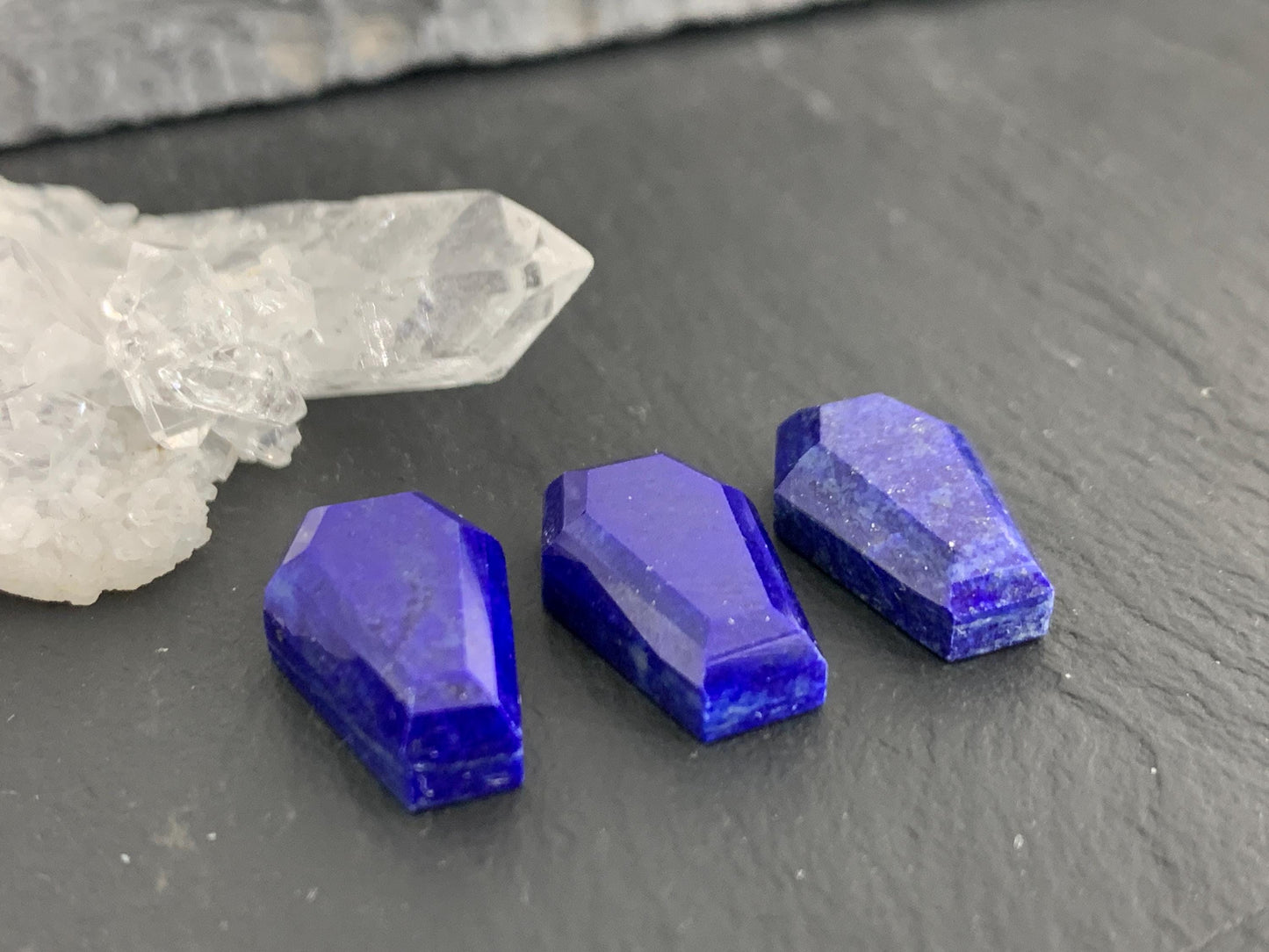 Lapis Lazuli coffin 10x16mm cabochon