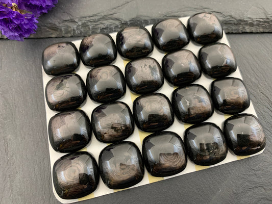 Hypersthenes Square 18mm cabochon