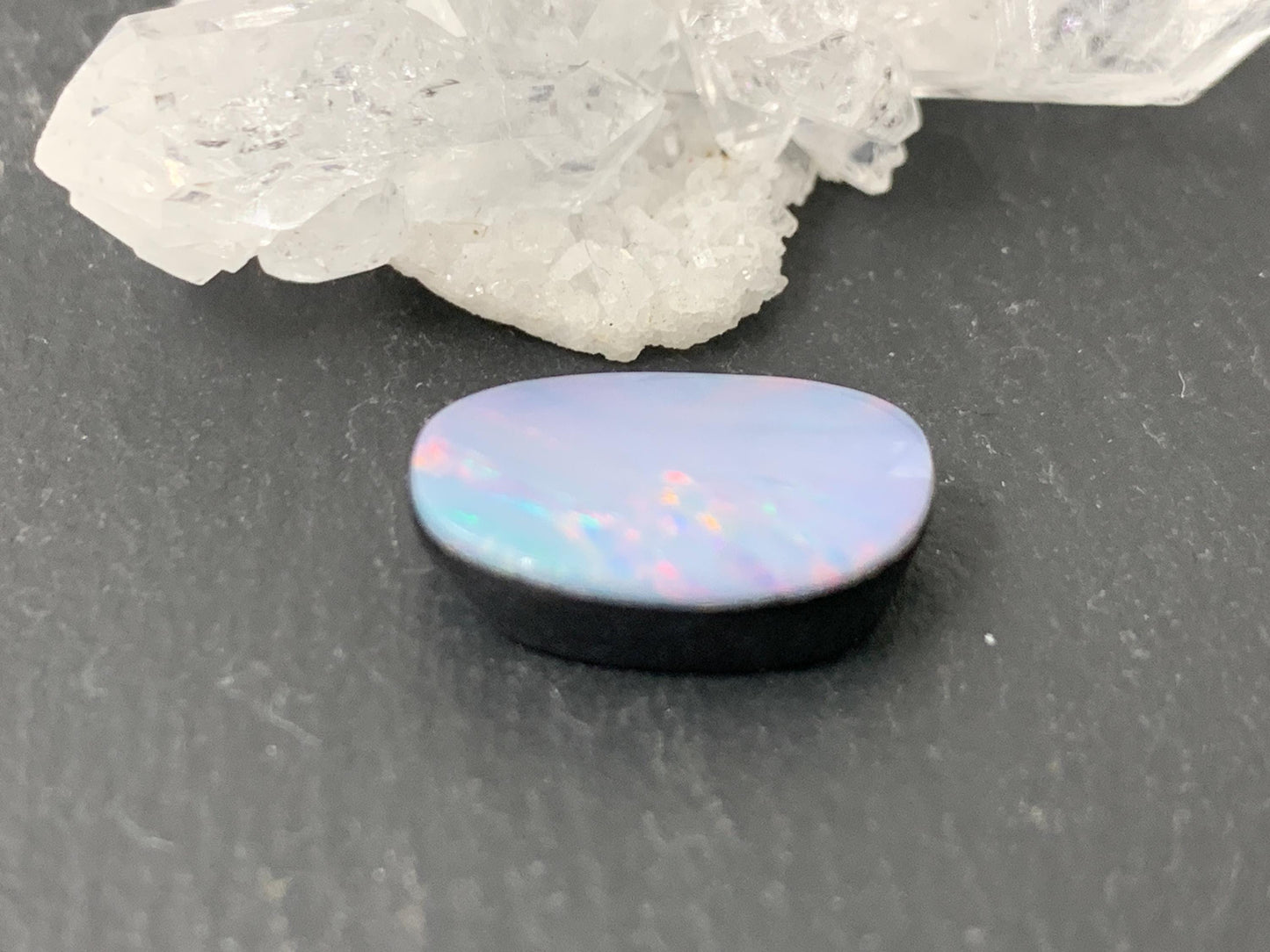 Australian Opal doublet 10x15x4mm cabochon
