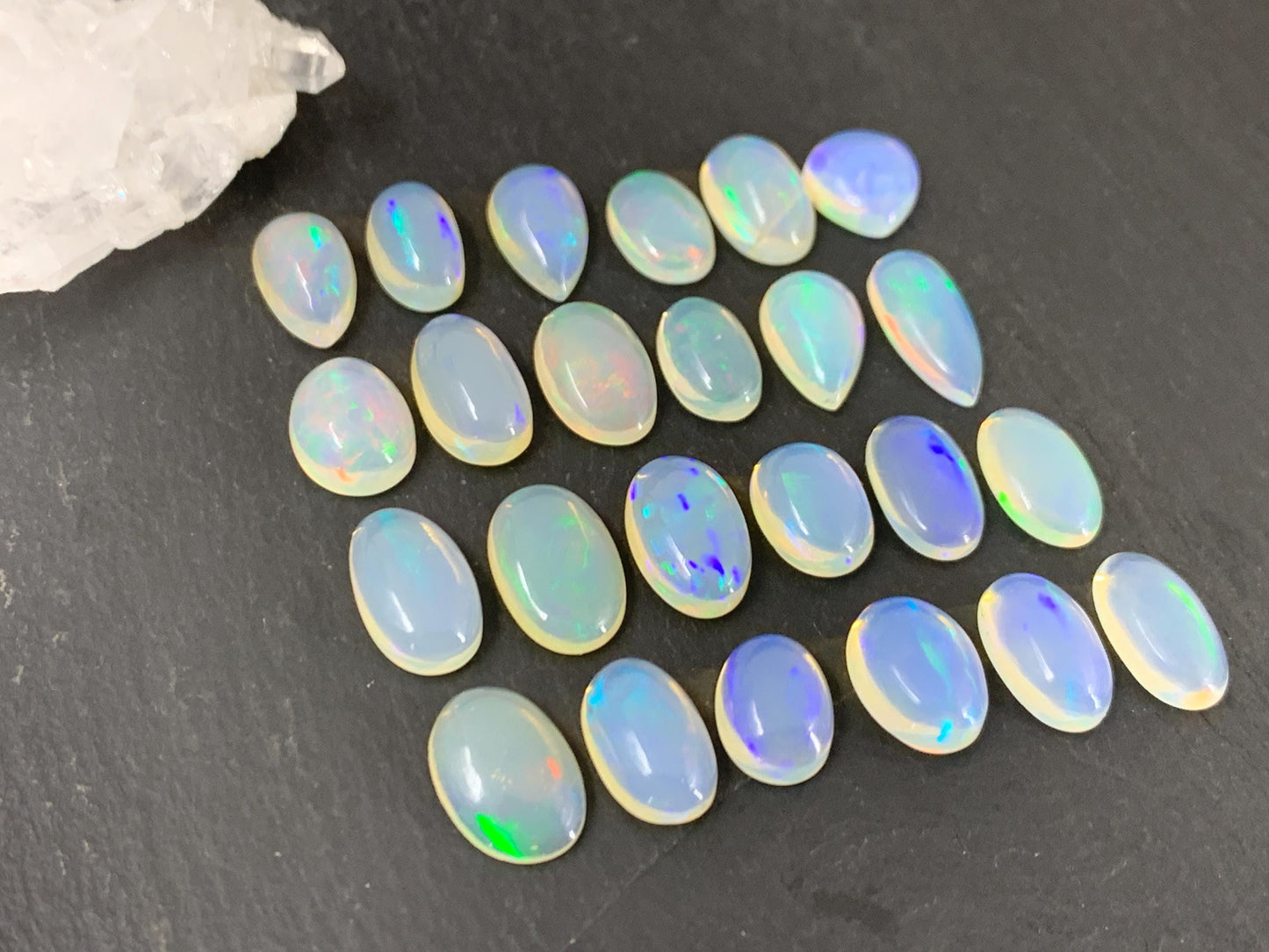 Ethiopian Opal 10-15mm long cabochon