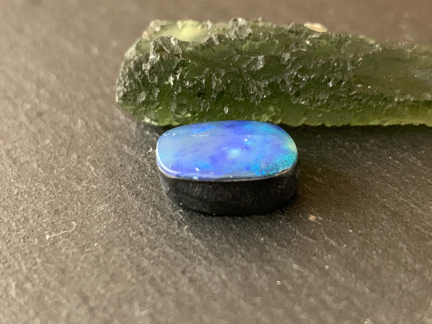 Australian Opal doublet 10x13x5mm cabochon