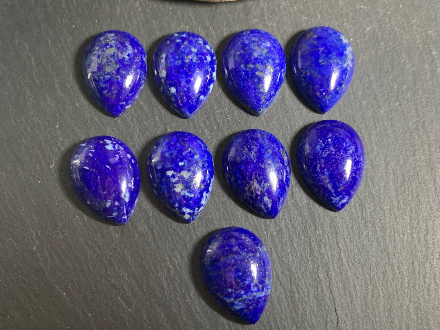Lapis Lazuli pear 18x25mm cabochon - Calibrated cabochons