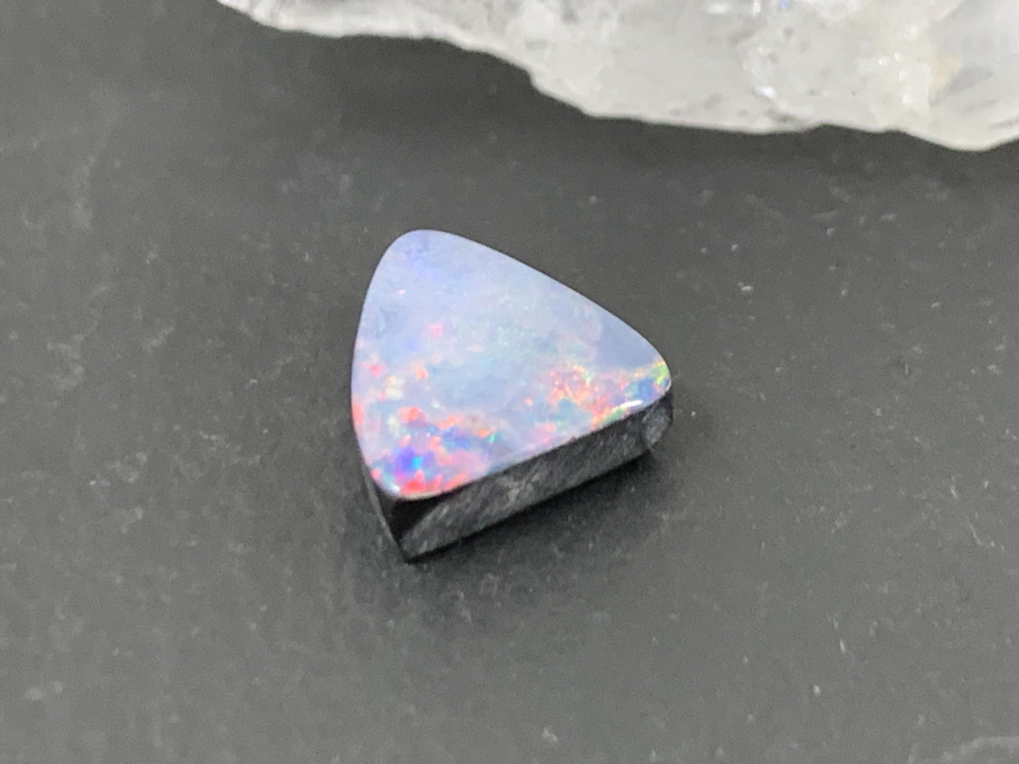 Australian Opal Doublet Cabochon 10x10x4mm - Natural Free Form Gemstone
