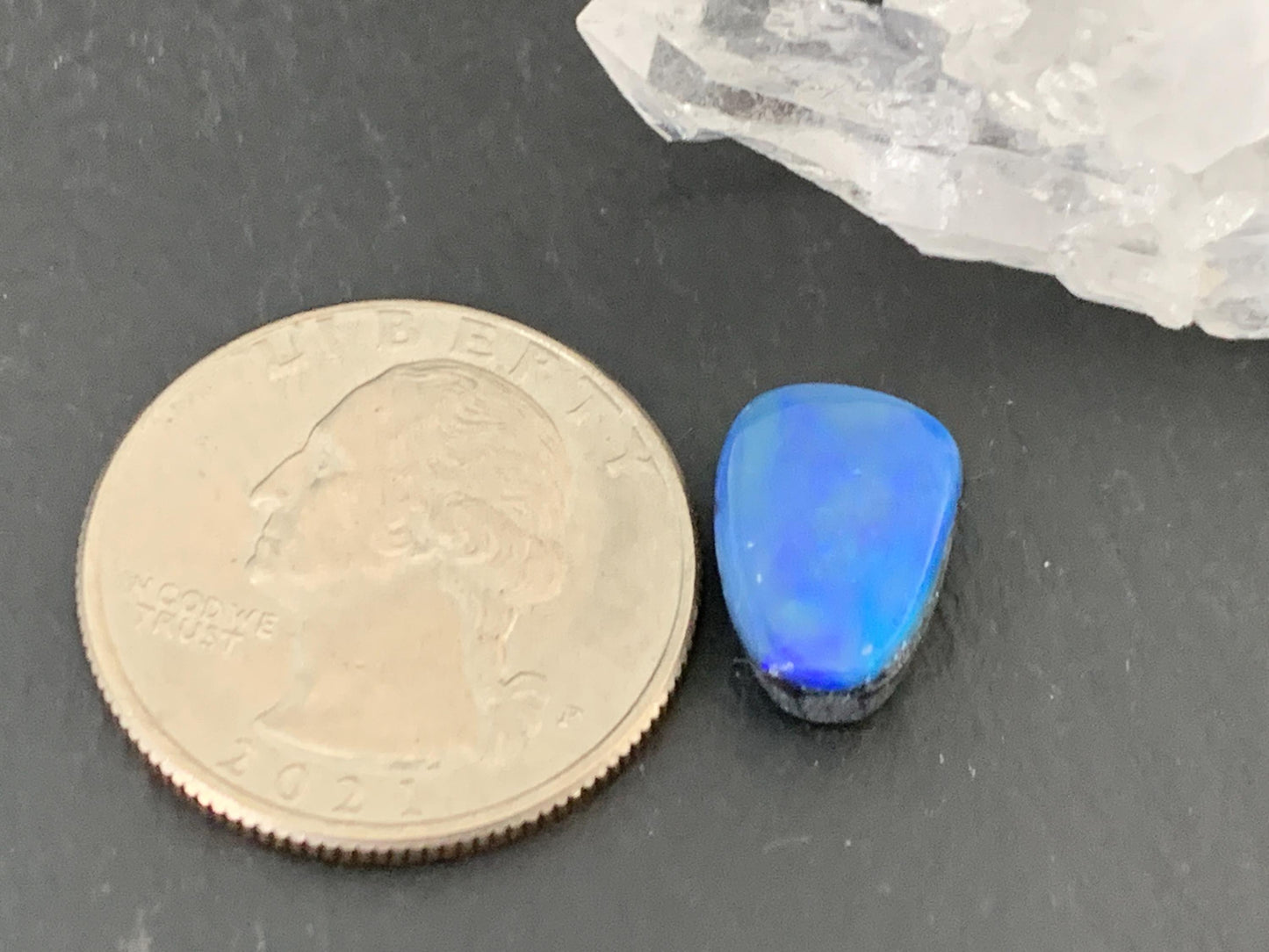 Australian Opal doublet 9x13x4.5mm cabochon