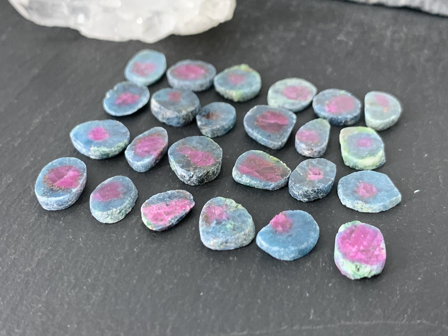 Watermelon Ruby 9mm long slice