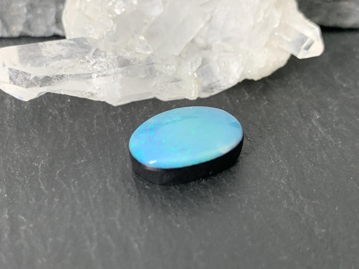 Australian Opal doublet 10x14x4.5mm cabochon