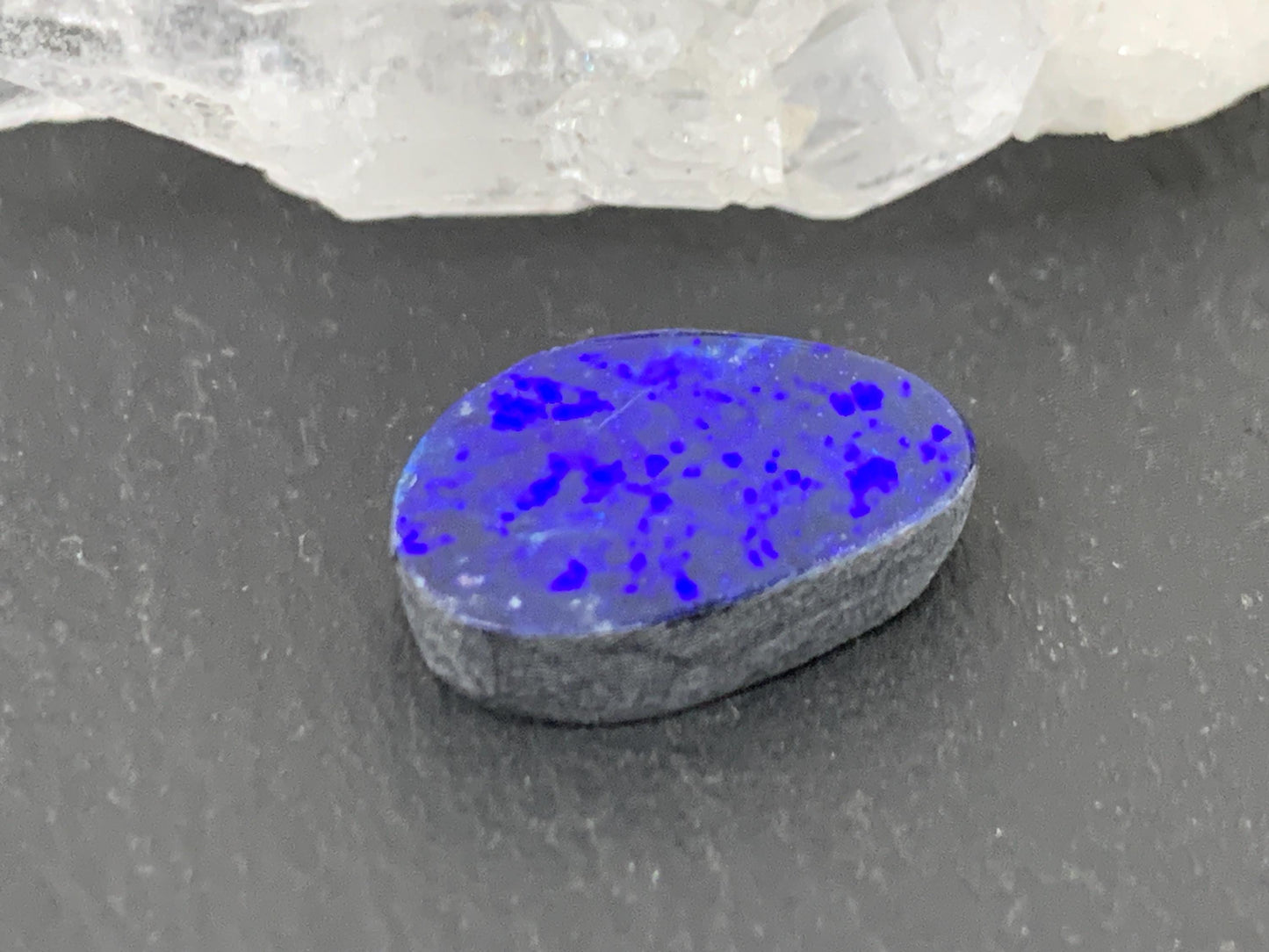 Australian Opal Doublet Natural Cabochon 9x14x4mm Free Form Opal Gem