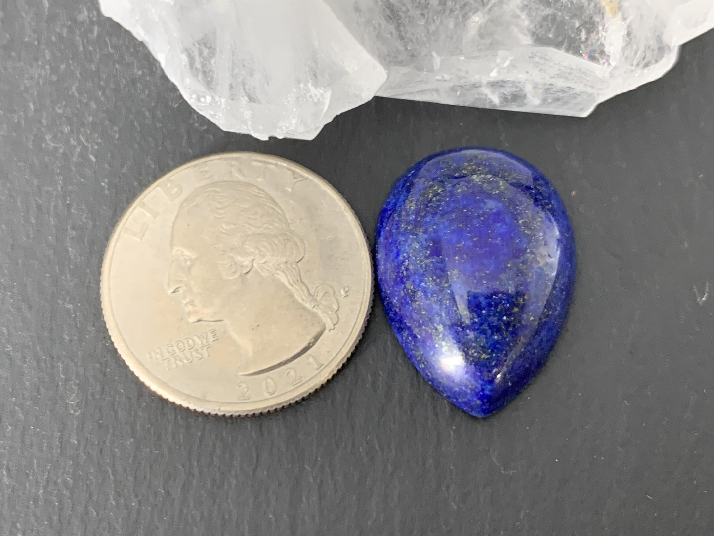Lapis Lazuli pear 18x25mm cabochon