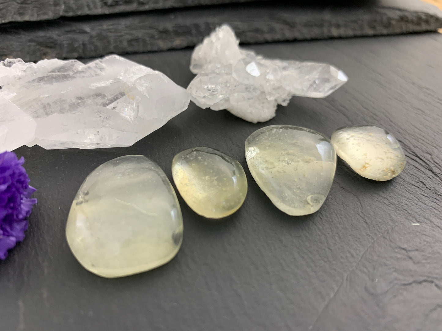 Libyan Desert Glass 19-27mm long cabochon