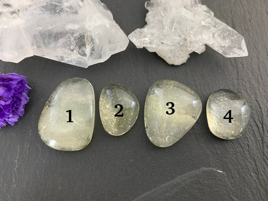Libyan Desert Glass 19-27mm long cabochon