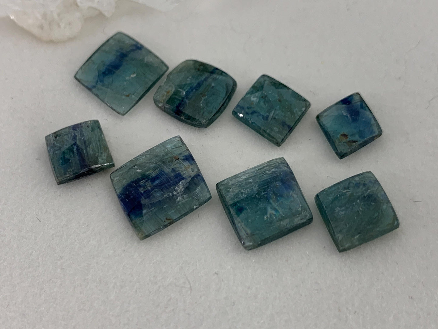 Faceted Kyanite 13-19mm long cabochon- select your cabochon