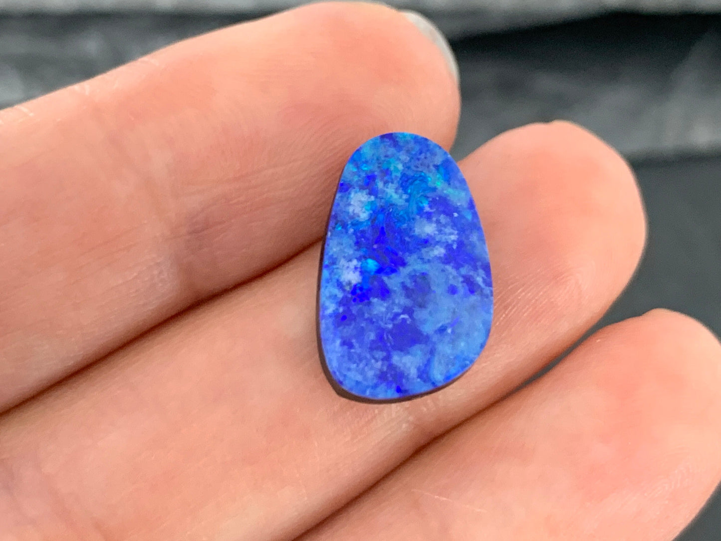 Australian Opal doublet 10x16x3.5mm cabochon