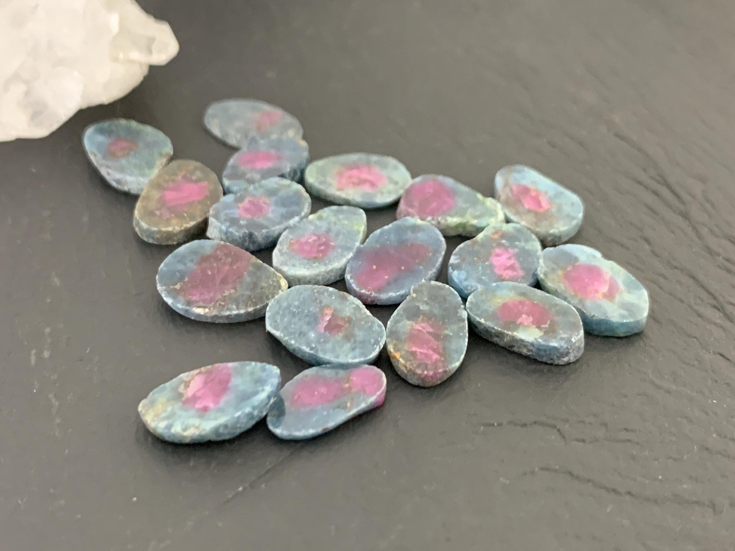 Watermelon Ruby 11mm long slice