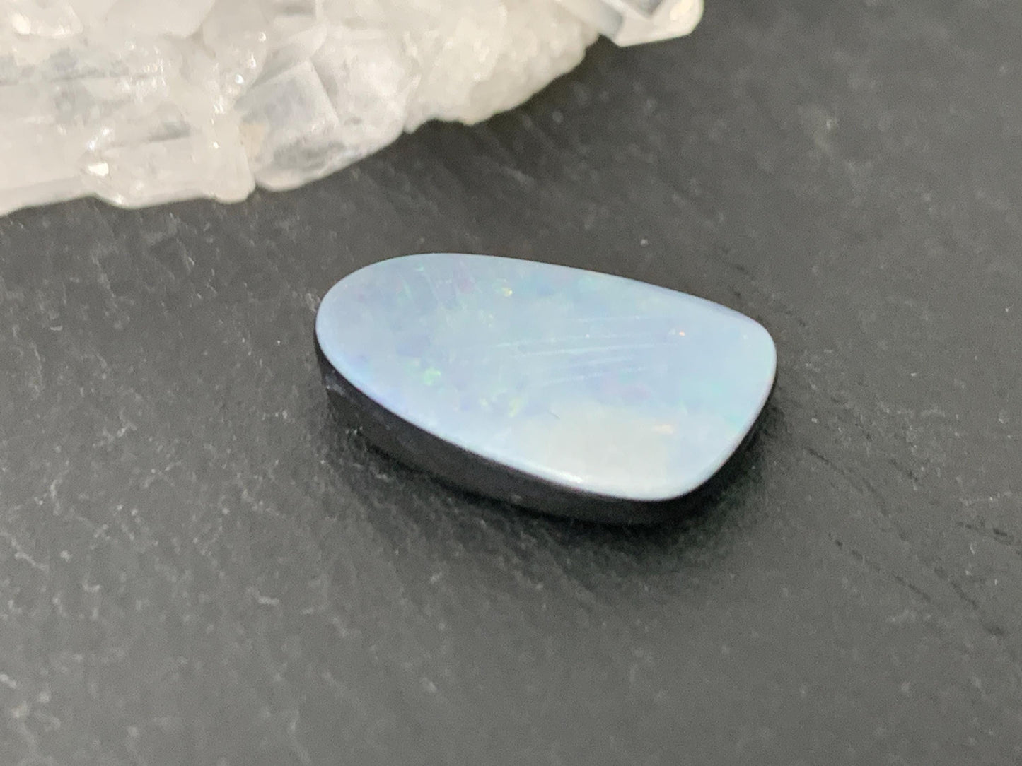 Australian Opal doublet 10x15x3mm cabochon