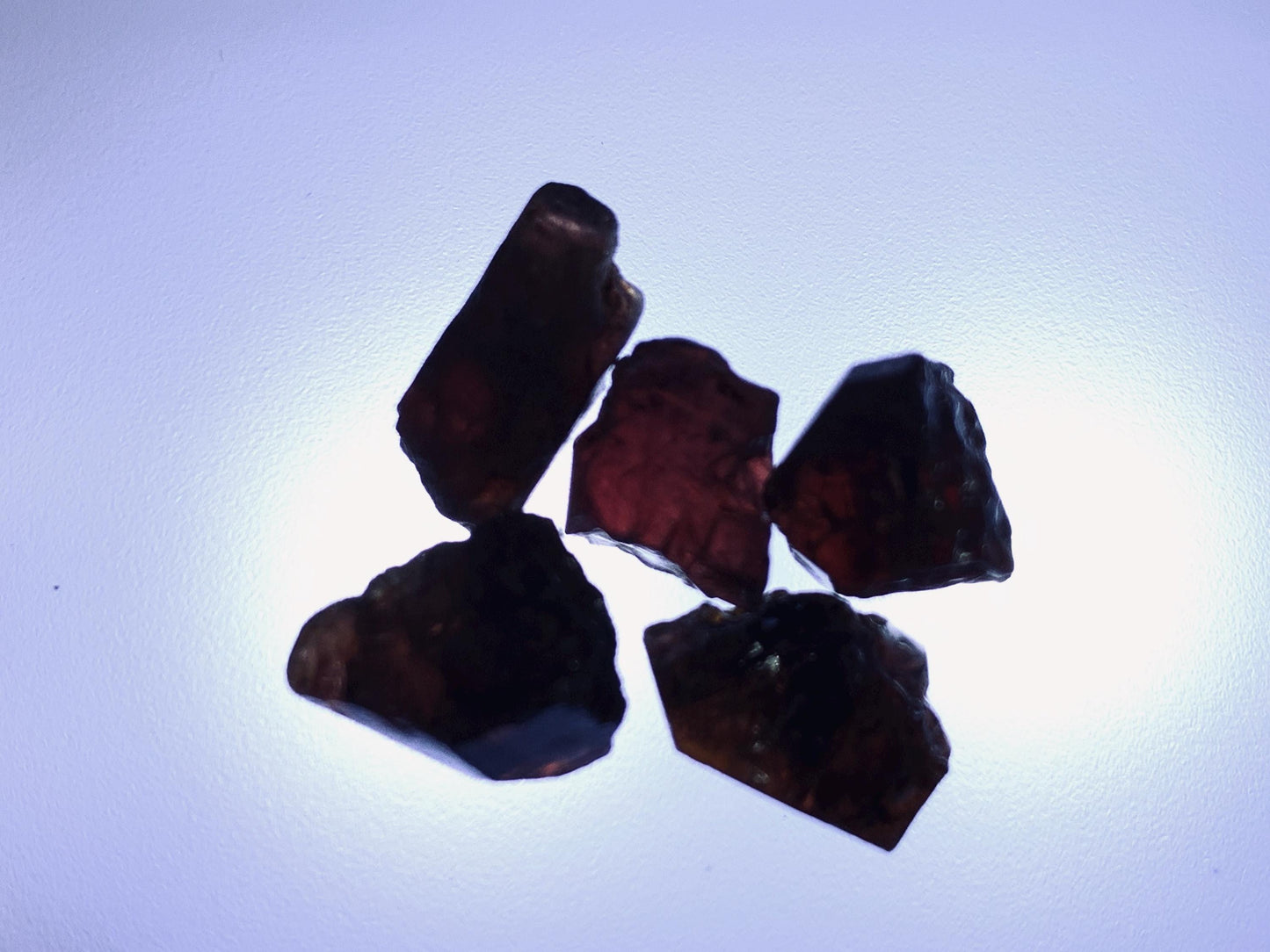 Raw Zircon 8-13mm long from Tanzania - lot of 15 piec - not drilled gemstone