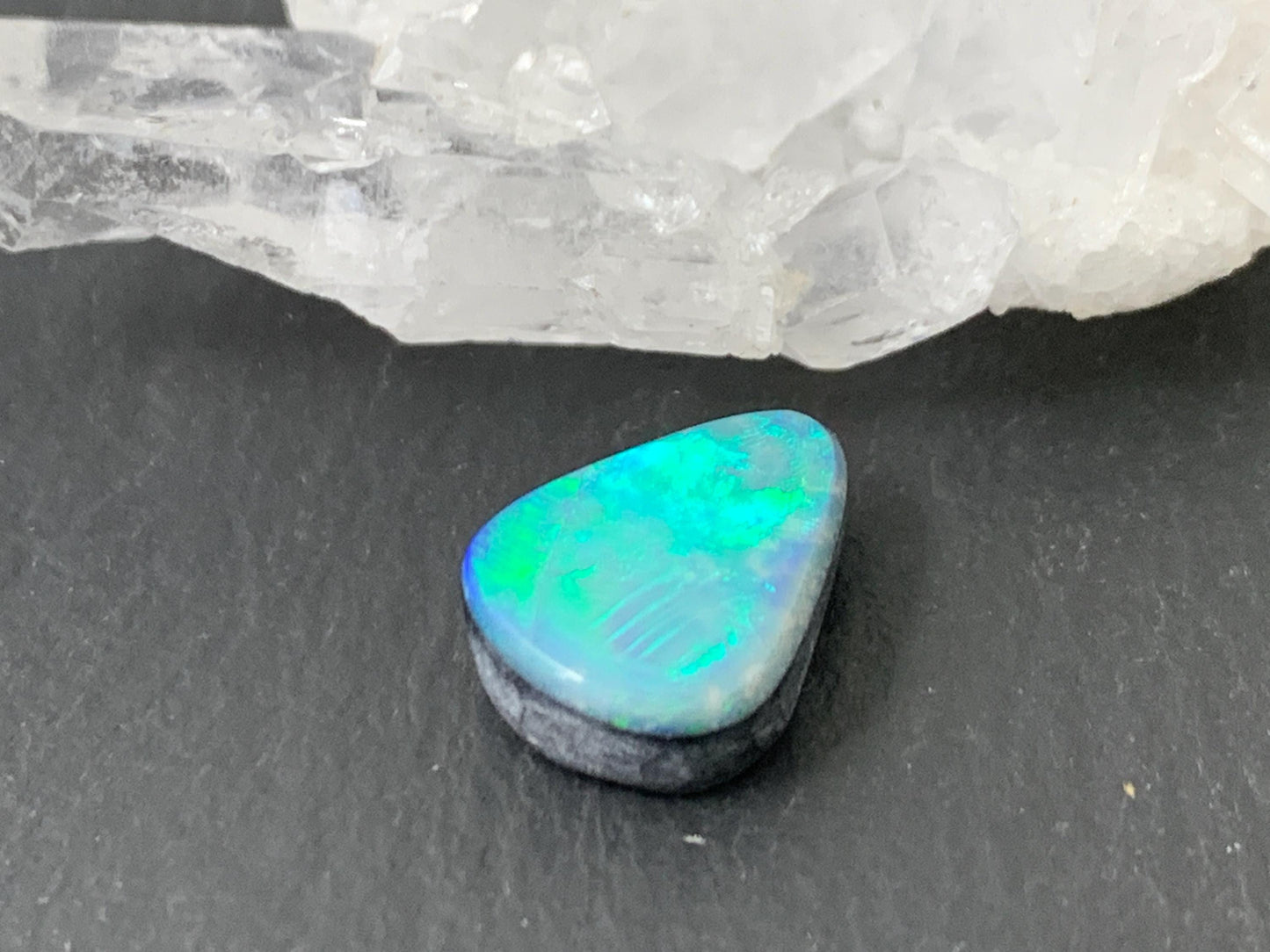 Australian Opal doublet cabochon 10x12mm
