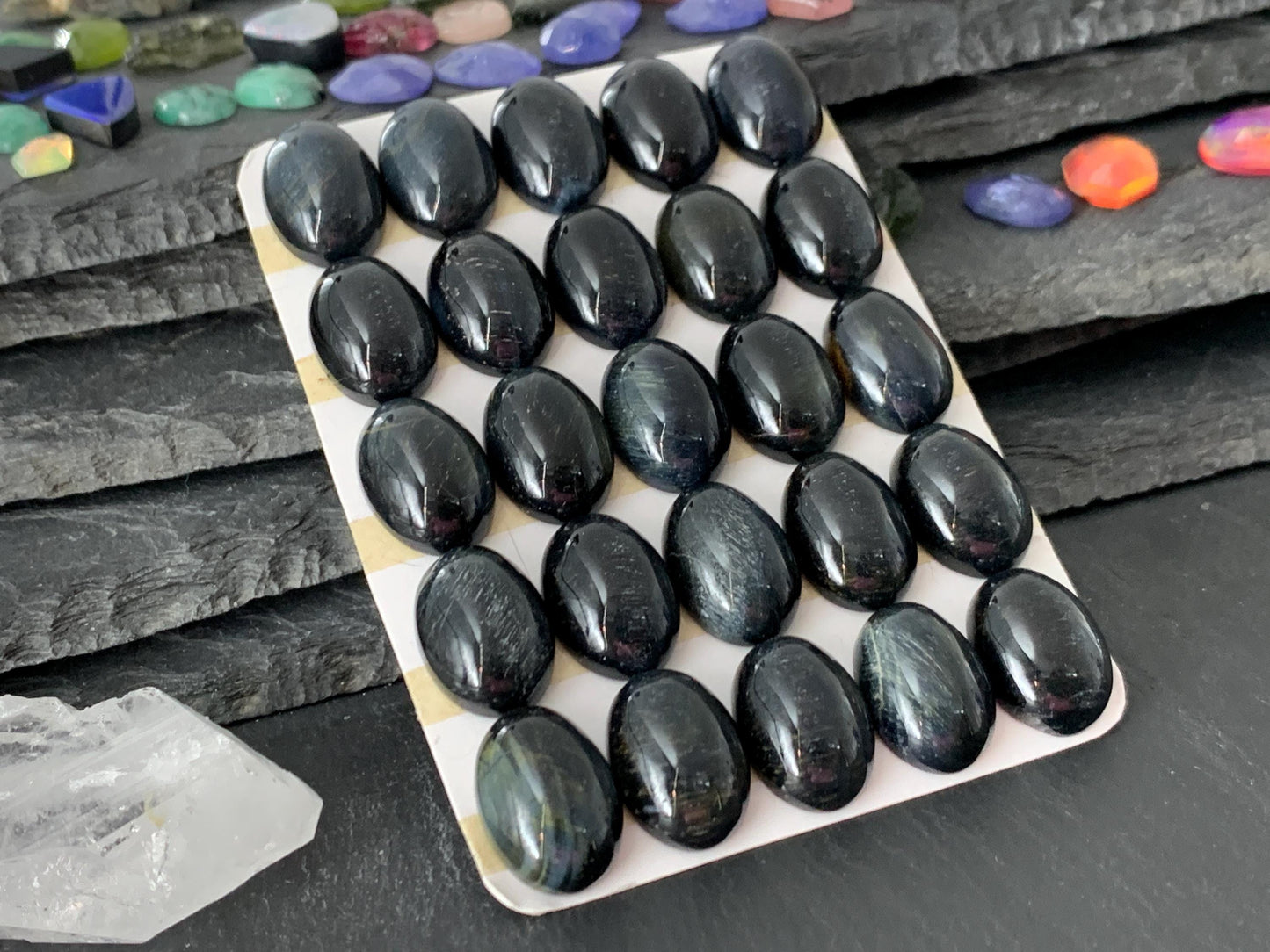 Pietersite oval 13x18mm cabochon