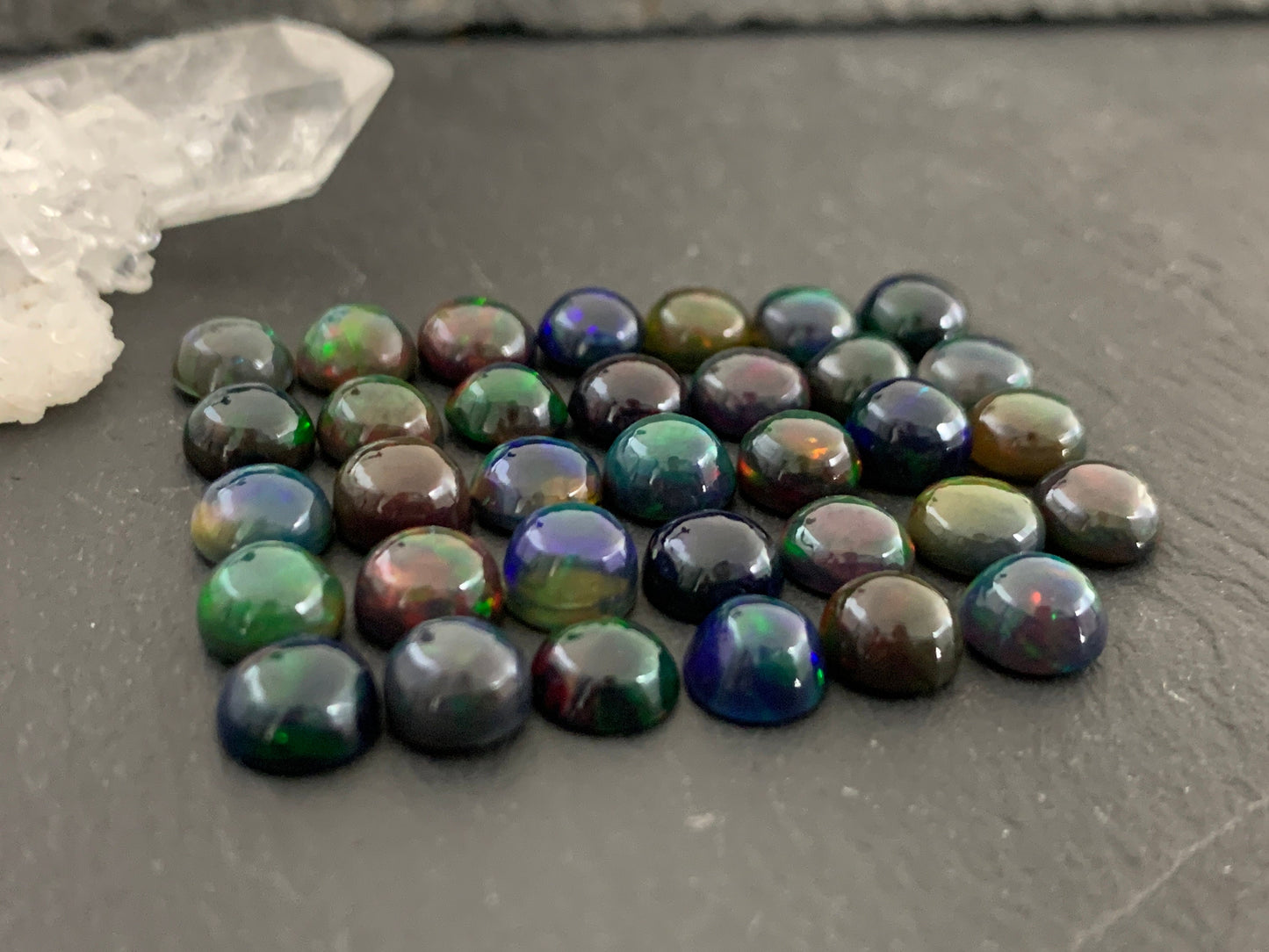 Ethiopian Opal round 6mm cabochon