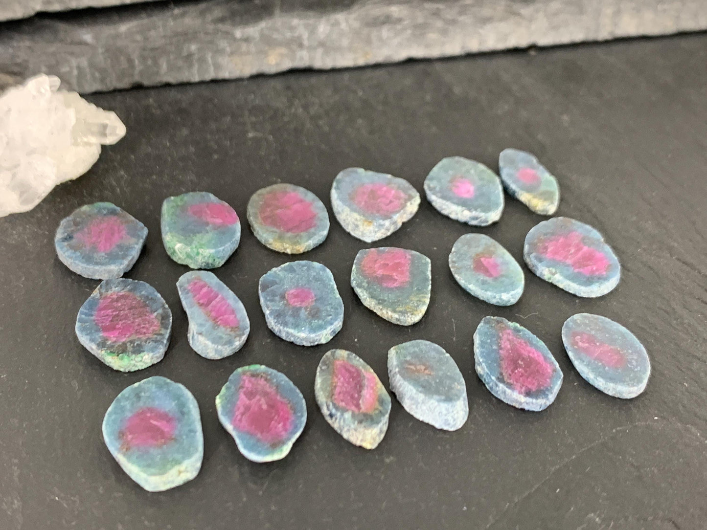 Watermelon Ruby 14mm long slice