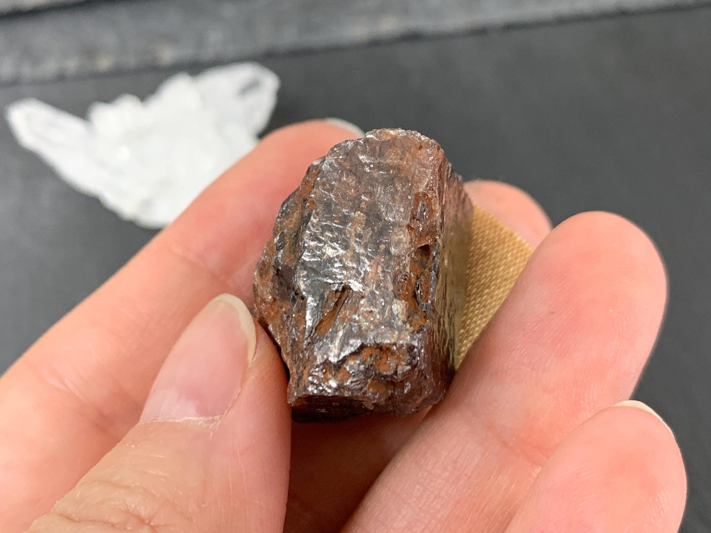 Raw Zircon 25x21x20mm from Tanzania - not drilled gemstone