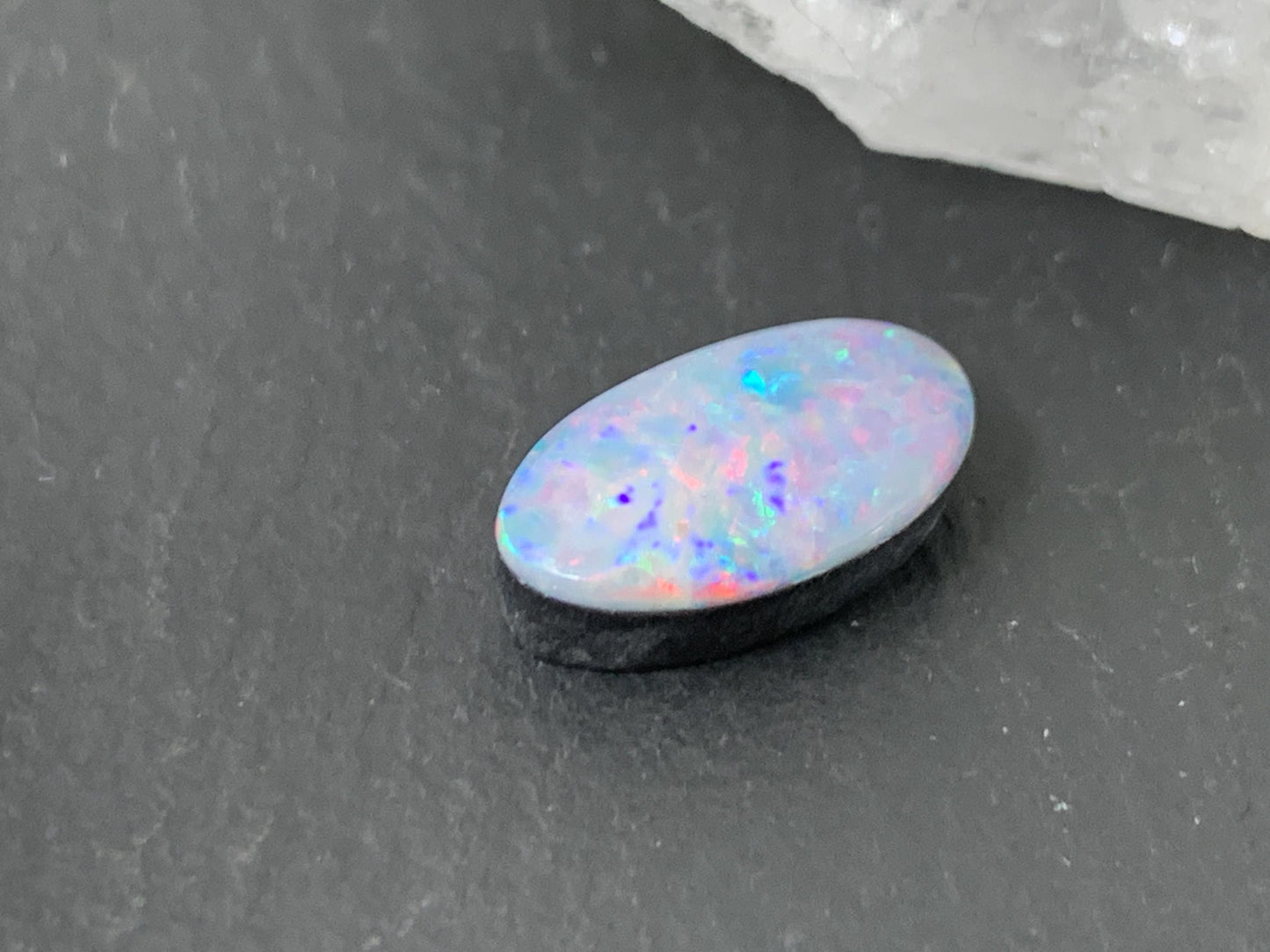 Australian Opal Doublet 7x12x4mm Free Form Cabochon – Natural Gemstone