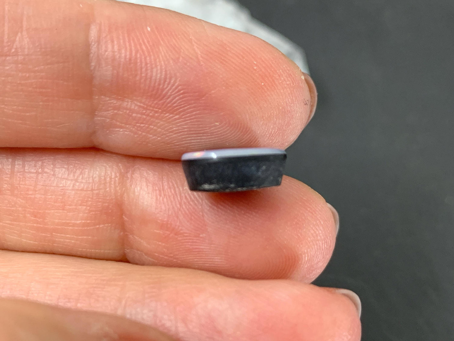 Australian Opal doublet 10x11x4mm cabochon