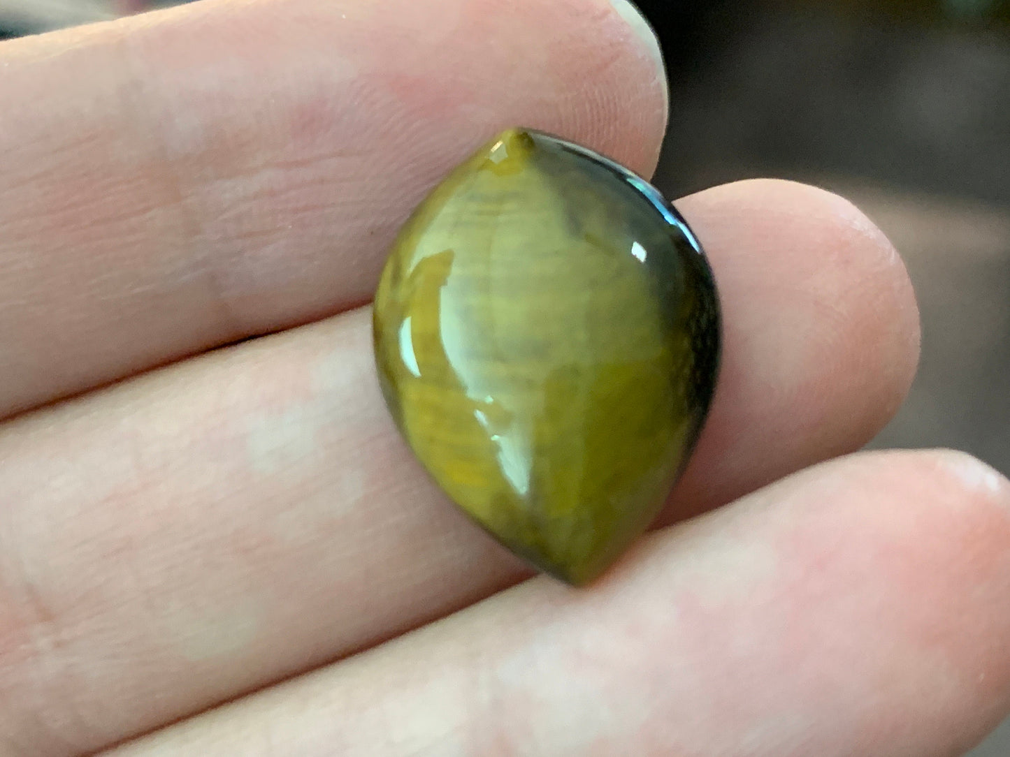 Tiger Eye miss asia 15x20mm Cabochon - Calibrated cabochons