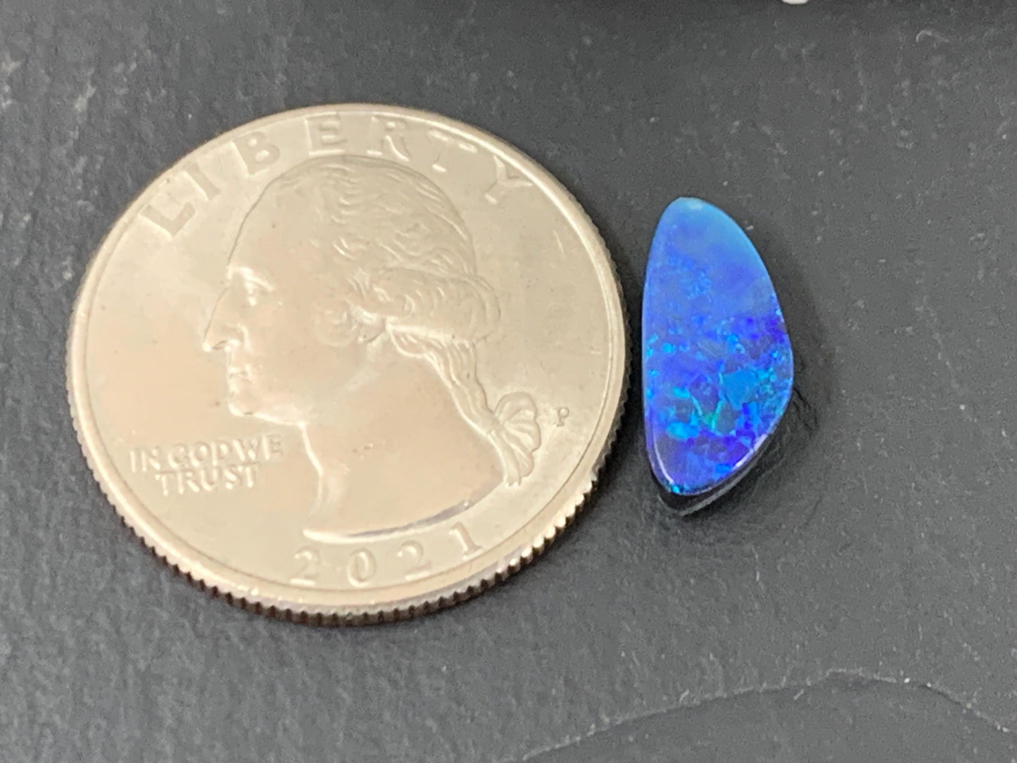 Australian Opal Doublet 6x14x4mm Free Form Cabochon – Natural Gemstone Jewelry