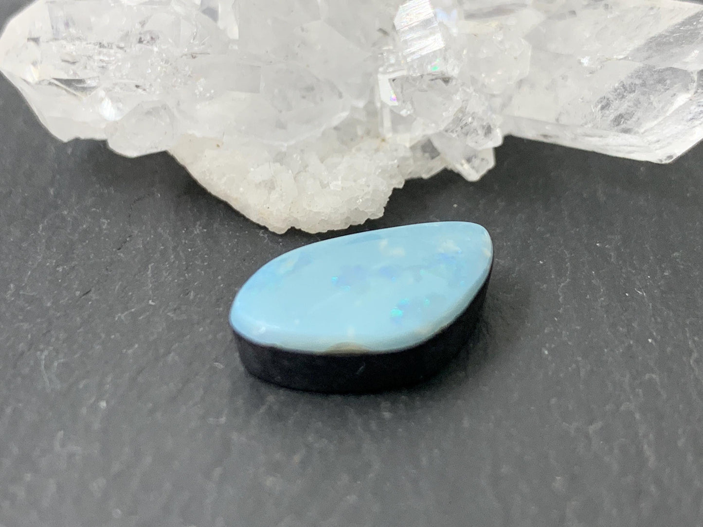 Australian Opal doublet 10x15x4mm cabochon