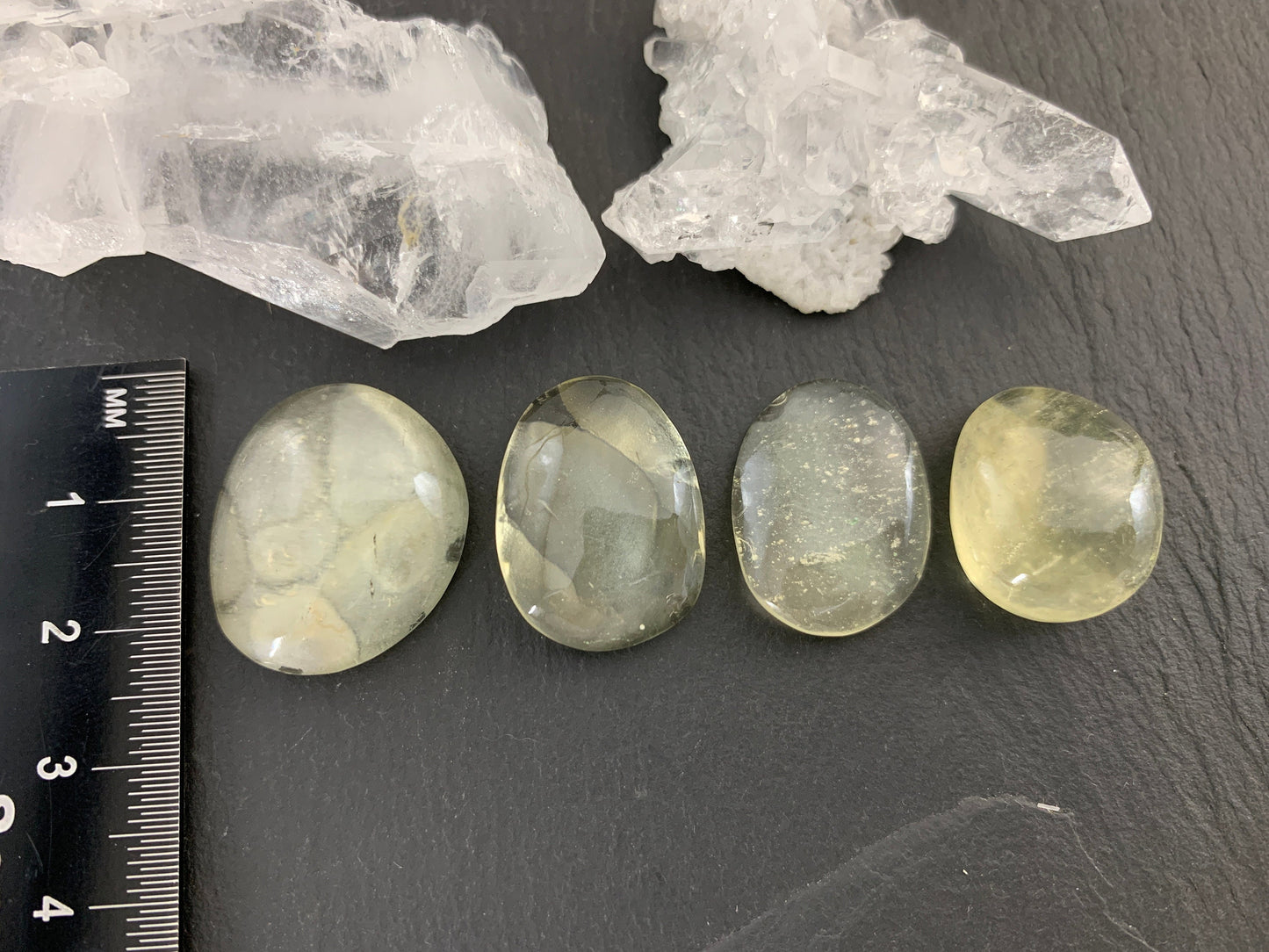 Libyan Desert Glass 19-23mm long cabochon