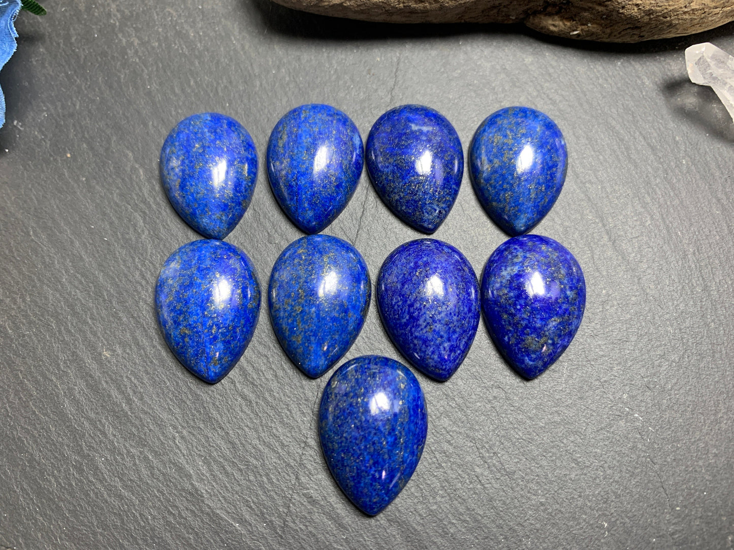 Lapis Lazuli pear 18x25mm cabochon