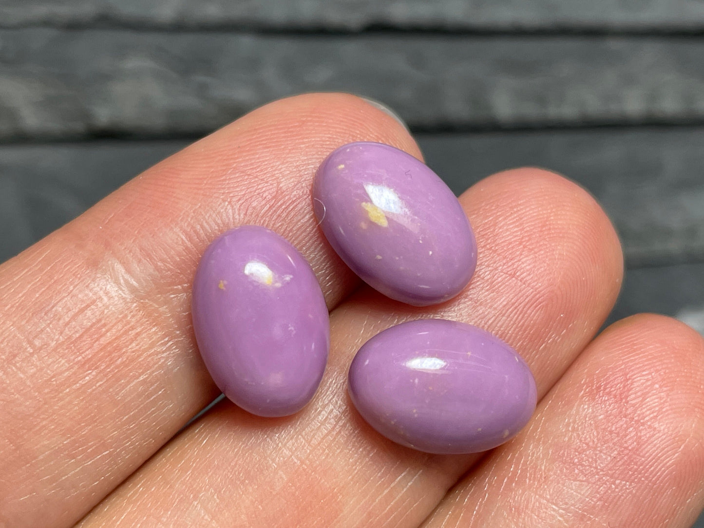 Phosphosiderite Oval 9x13mm Cabochon - Calibrated Cabochons