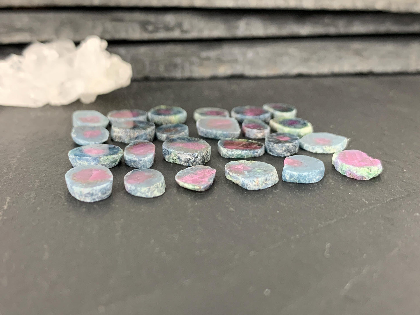 Watermelon Ruby 9mm long slice