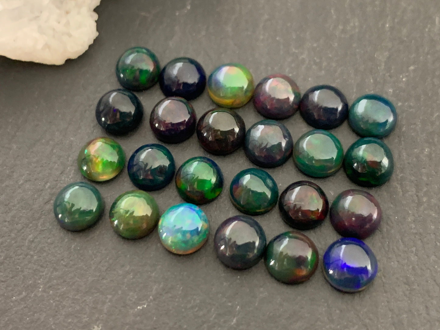 Ethiopian Opal Round 6mm Cabochon