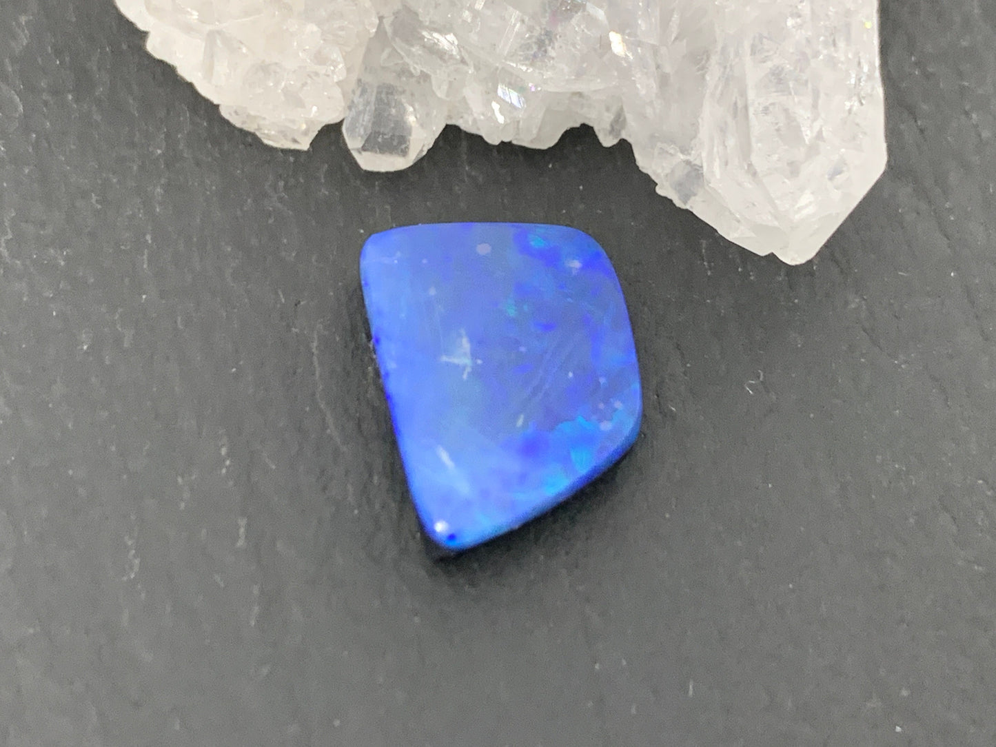 Australian Opal doublet 9x13x3mm cabochon