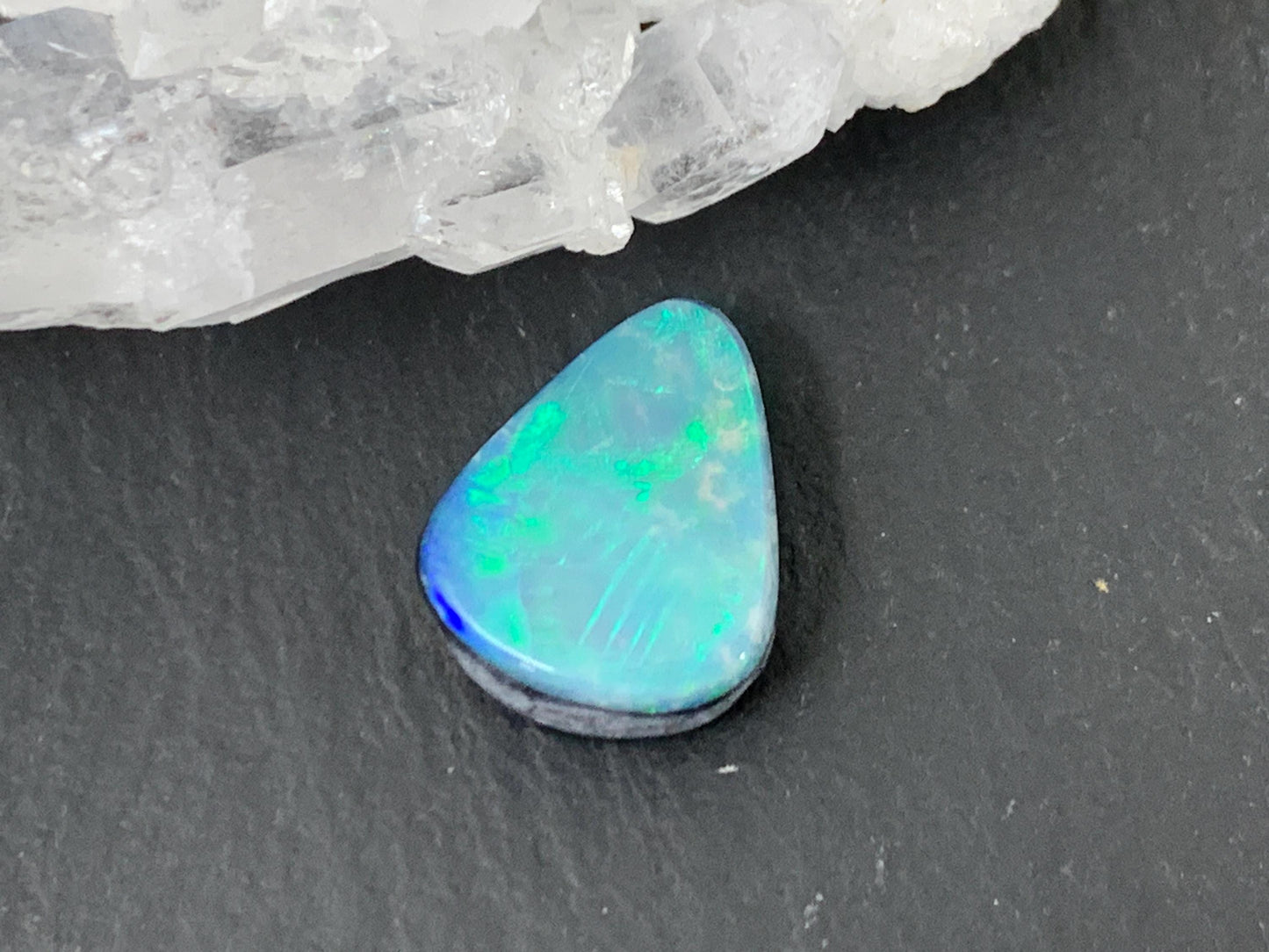 Australian Opal doublet cabochon 10x12mm
