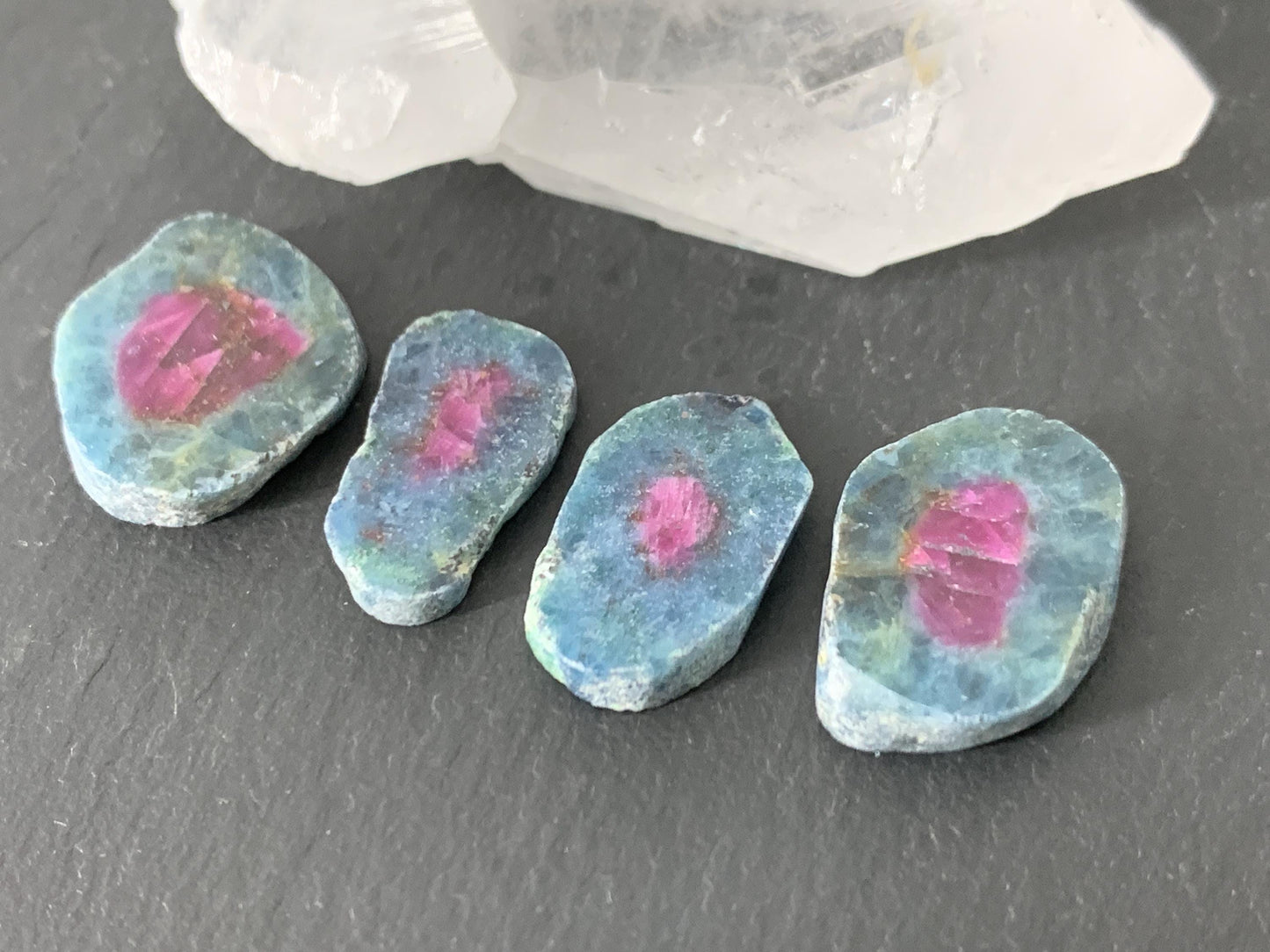 Watermelon Ruby 18mm long slice