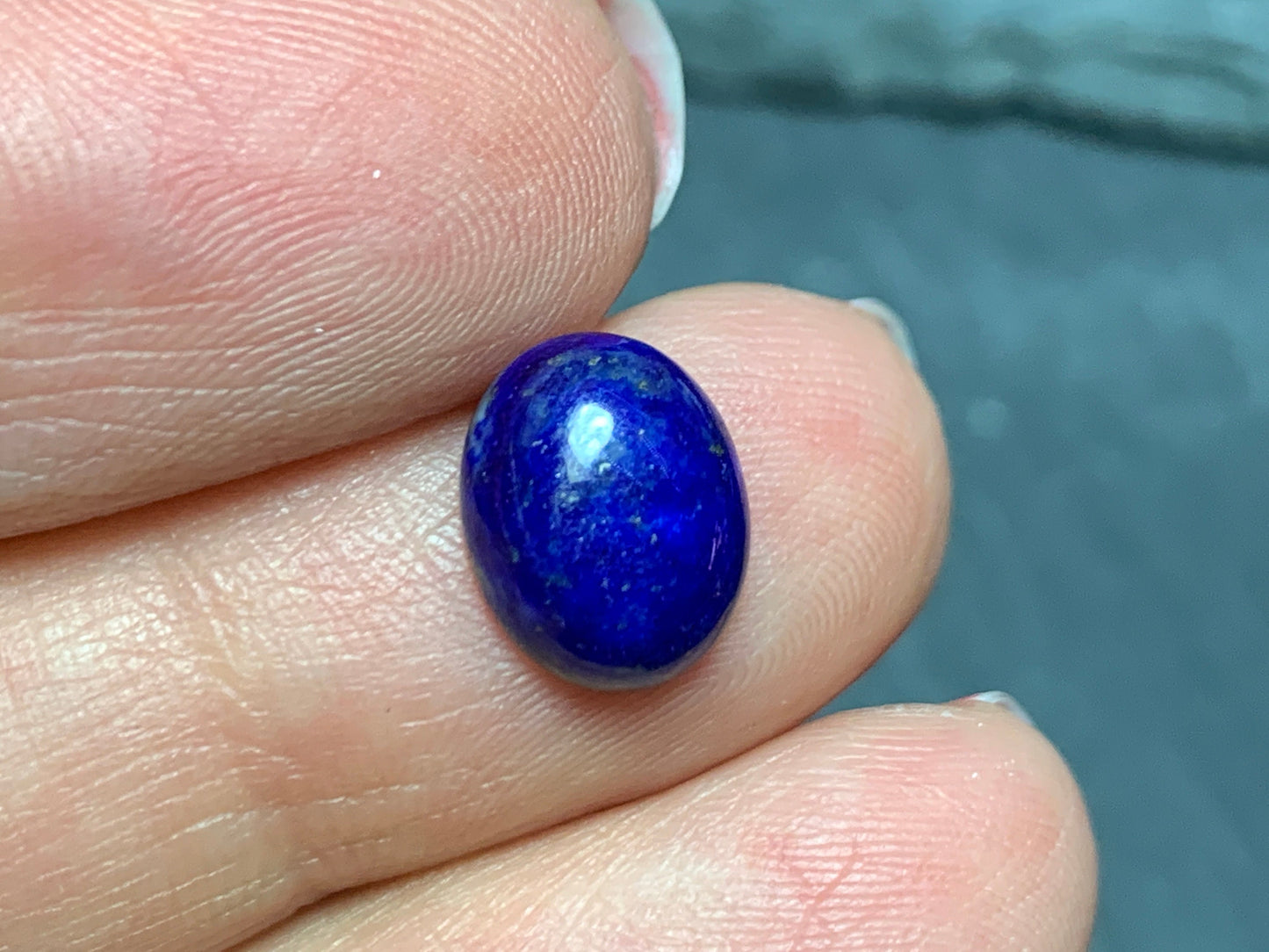 Lapis Lazuli oval 8x10mm cabochon - Calibrated cabochons