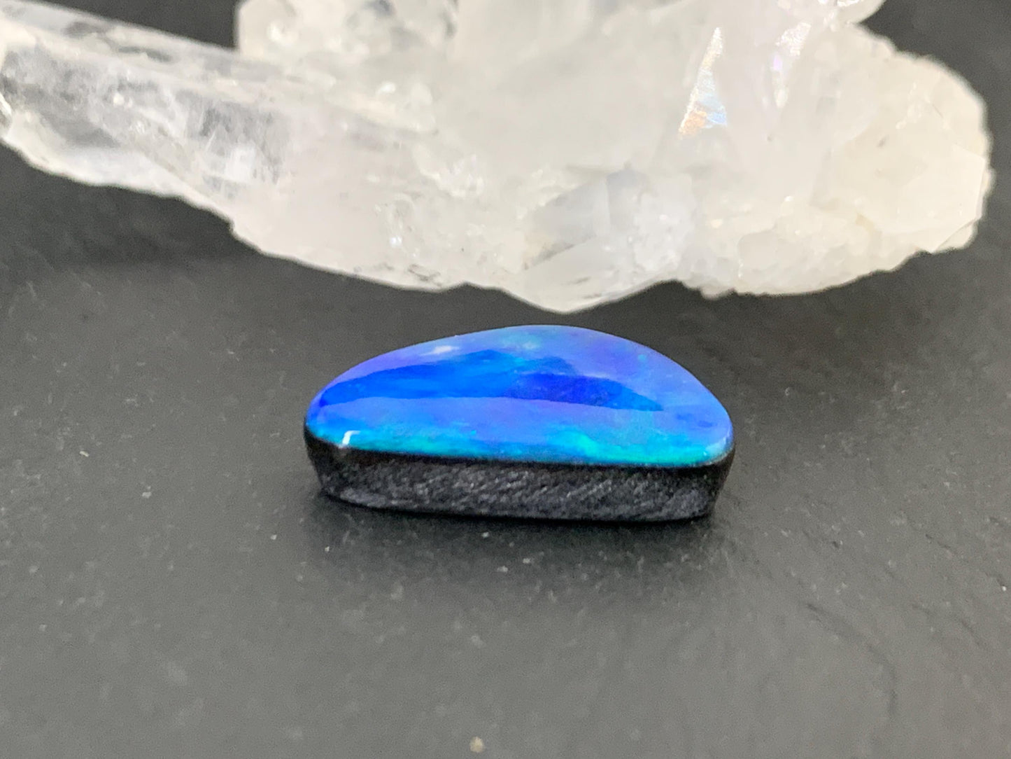 Australian Opal doublet 10x14x3.5mm cabochon