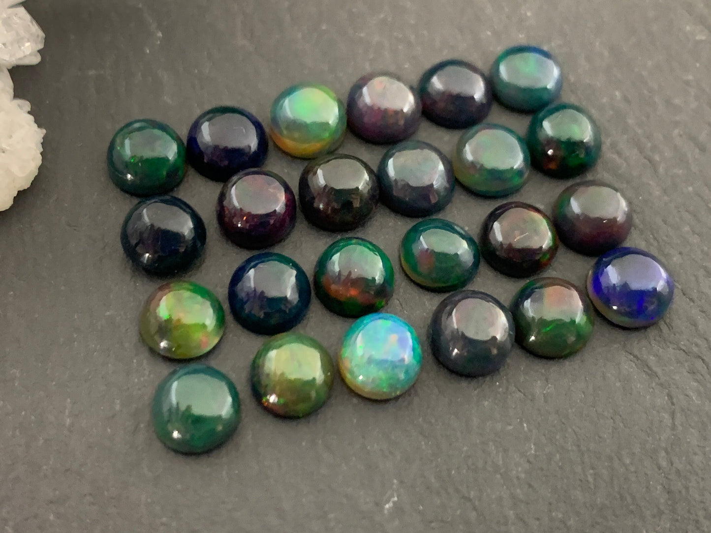 Ethiopian Opal Round 6mm Cabochon
